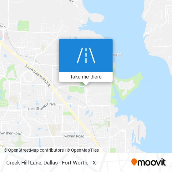 Creek Hill Lane map