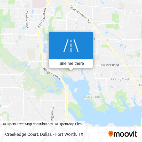 Creekedge Court map