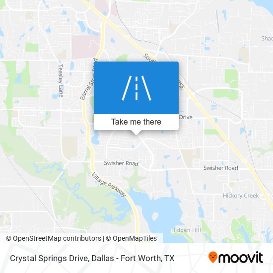 Crystal Springs Drive map