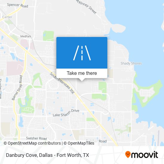 Danbury Cove map