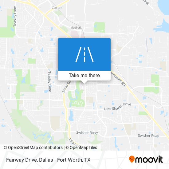 Fairway Drive map
