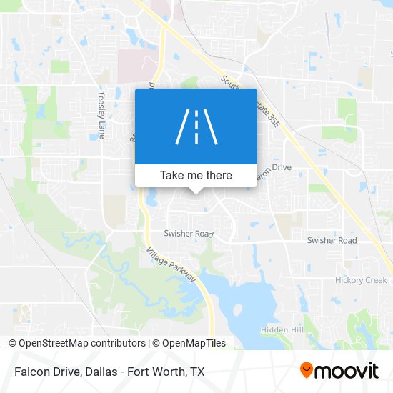 Falcon Drive map