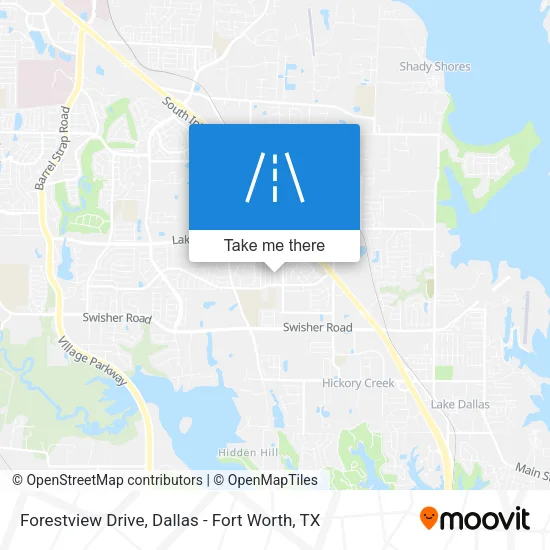Forestview Drive map