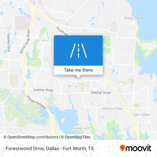 Forestwood Drive map