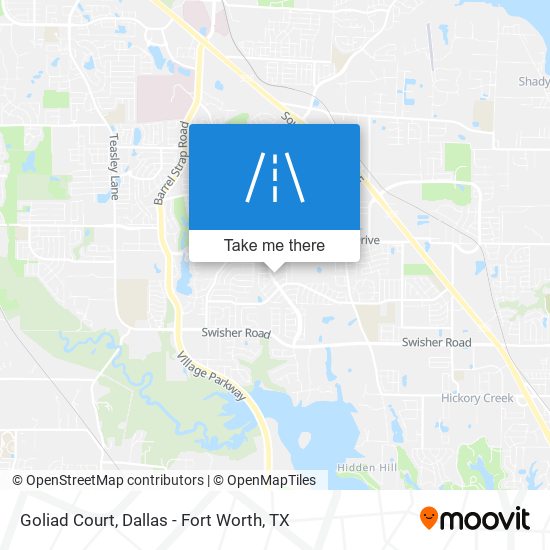 Goliad Court map