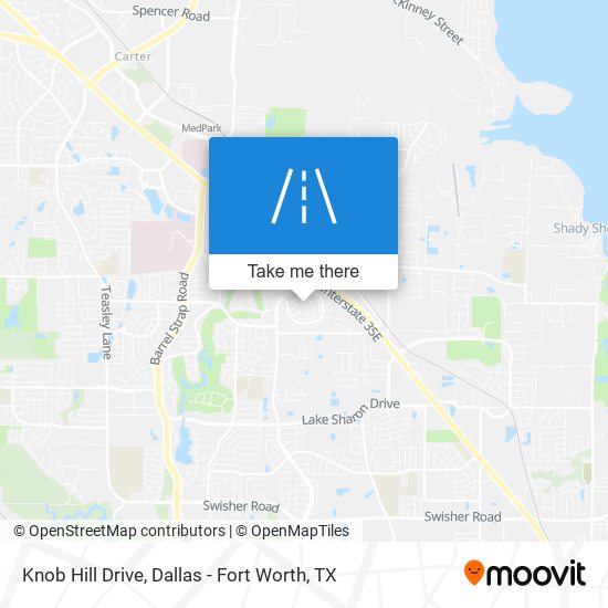 Knob Hill Drive map