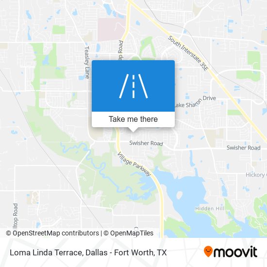 Loma Linda Terrace map