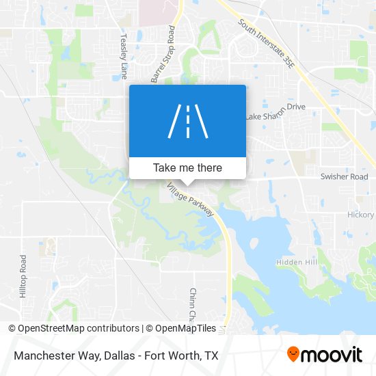 Manchester Way map