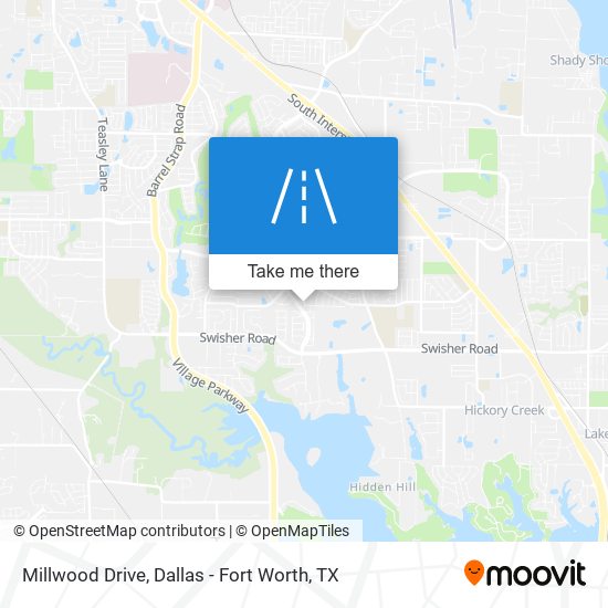 Millwood Drive map