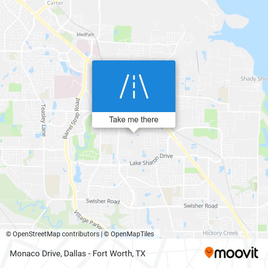 Mapa de Monaco Drive