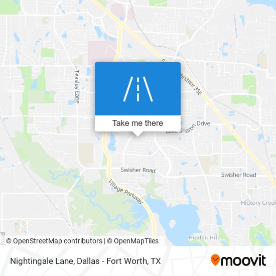 Mapa de Nightingale Lane