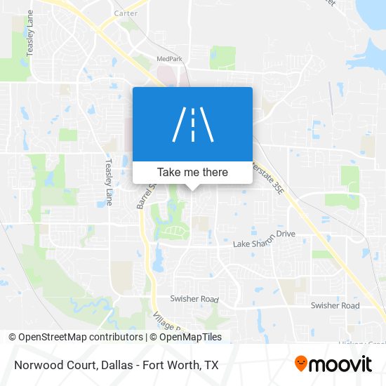 Norwood Court map