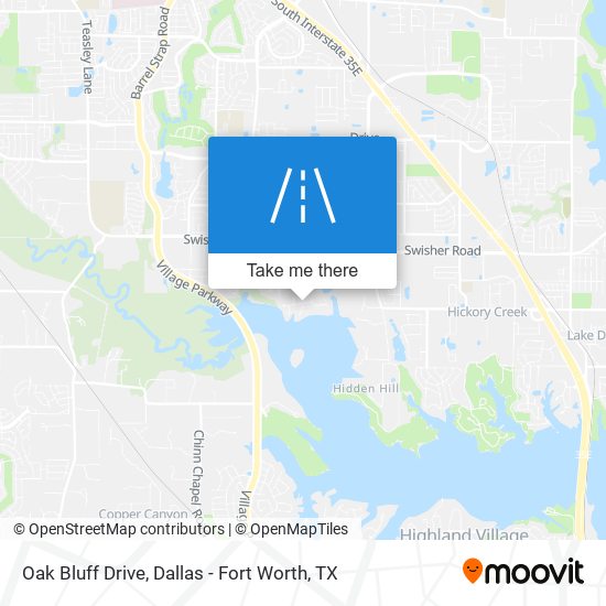 Mapa de Oak Bluff Drive