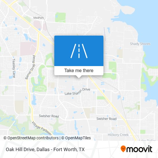 Oak Hill Drive map