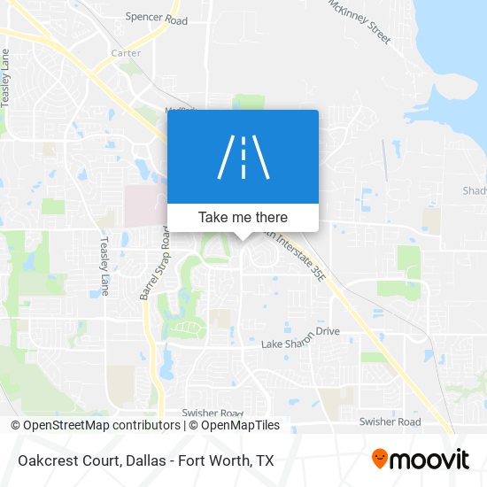 Oakcrest Court map