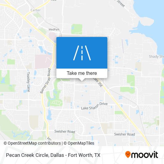 Mapa de Pecan Creek Circle