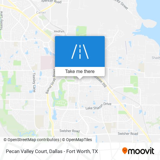 Pecan Valley Court map