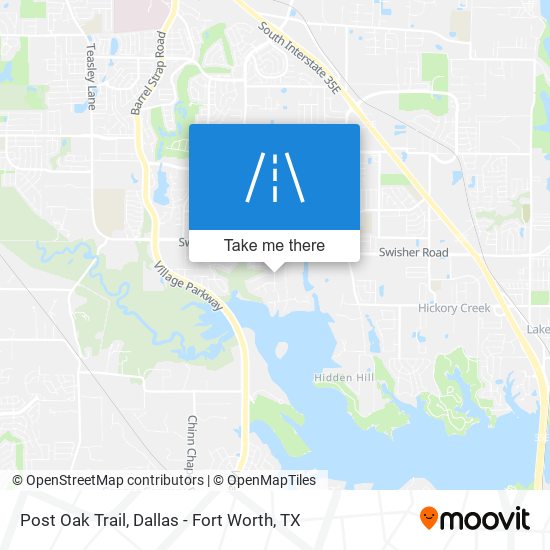 Post Oak Trail map