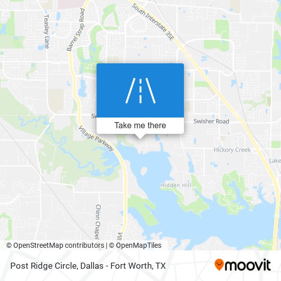 Mapa de Post Ridge Circle