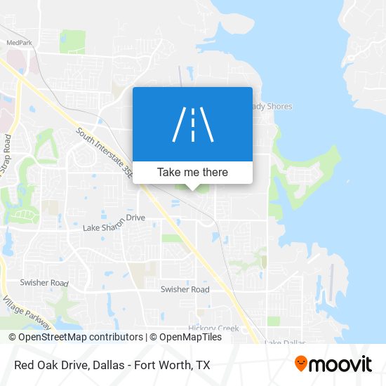 Mapa de Red Oak Drive