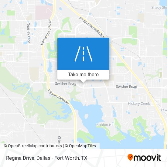 Regina Drive map