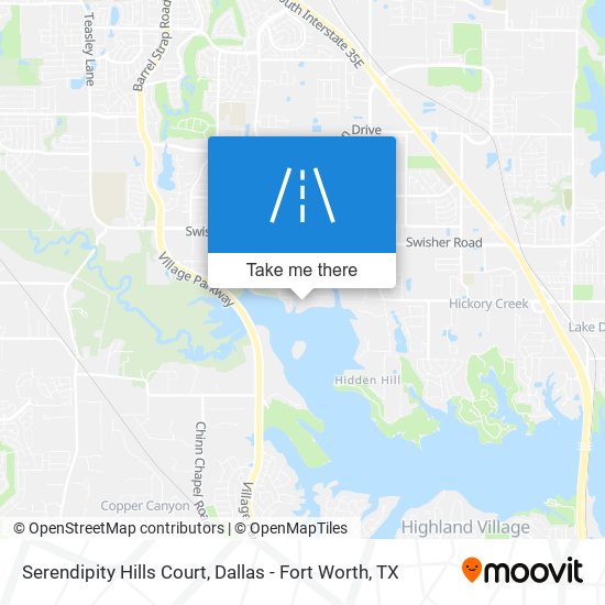 Serendipity Hills Court map