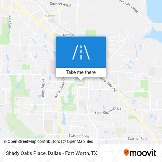 Mapa de Shady Oaks Place