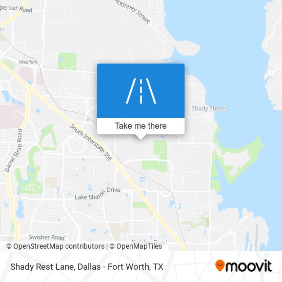 Shady Rest Lane map