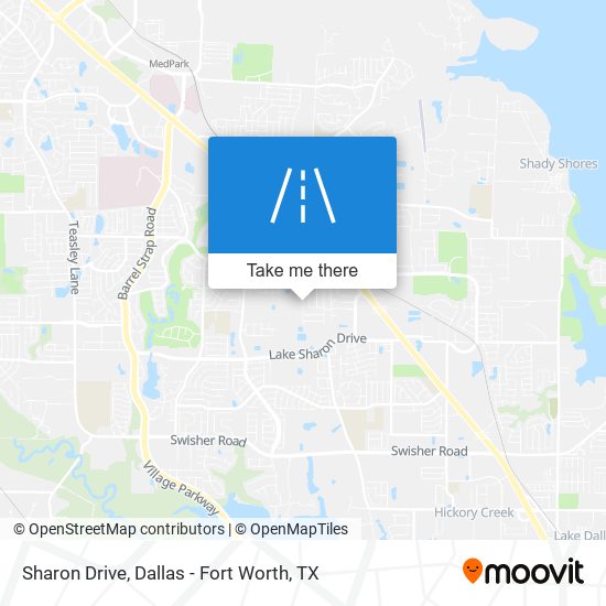 Mapa de Sharon Drive