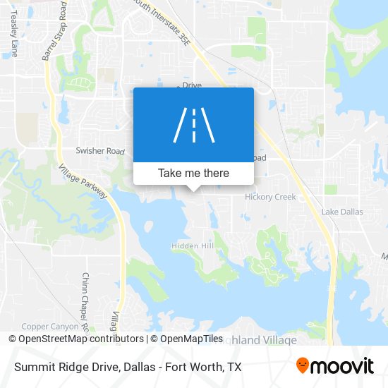 Summit Ridge Drive map