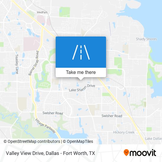 Valley View Drive map