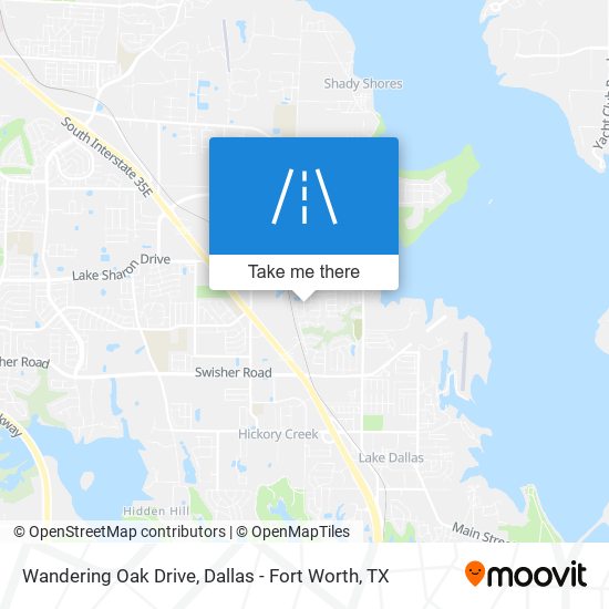 Wandering Oak Drive map