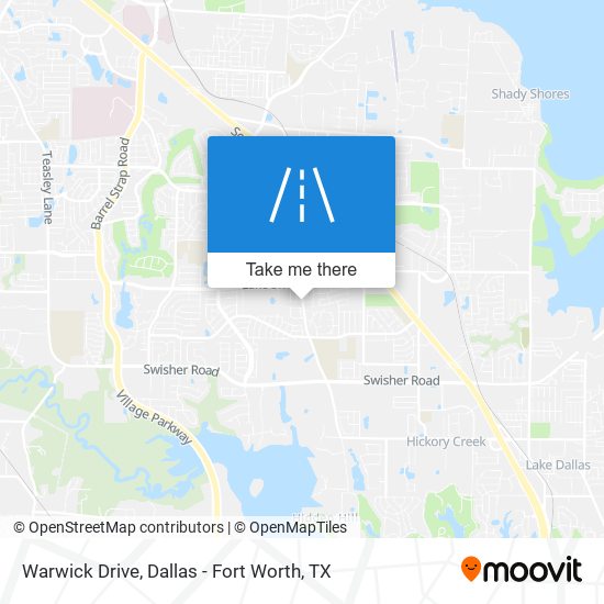 Mapa de Warwick Drive