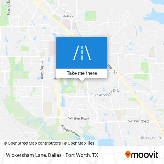 Mapa de Wickersham Lane