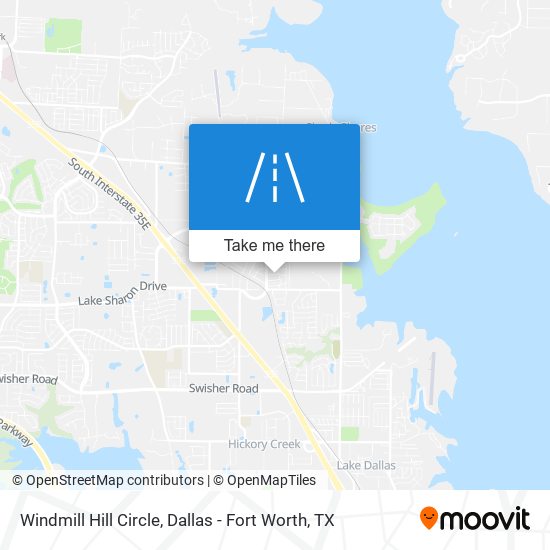 Windmill Hill Circle map