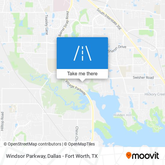 Windsor Parkway map