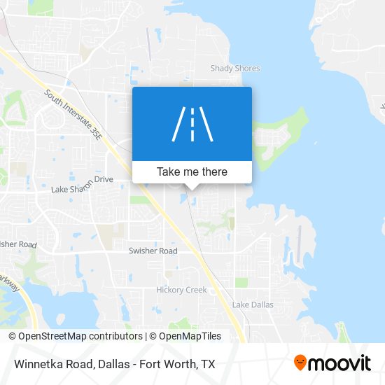 Winnetka Road map