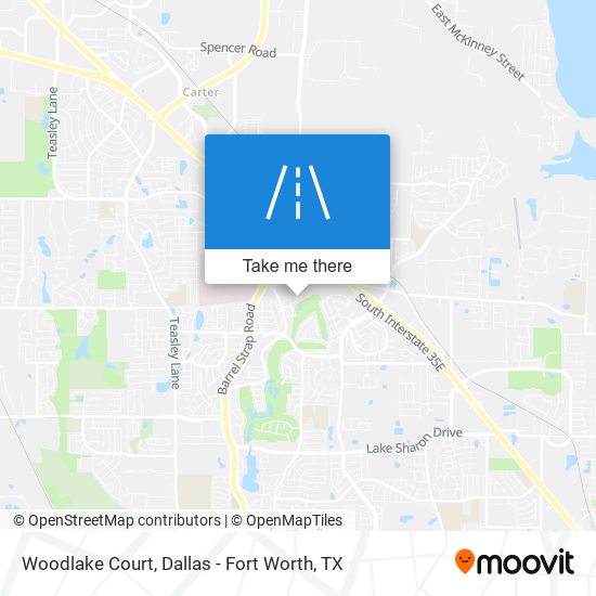 Woodlake Court map