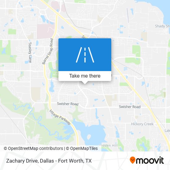 Zachary Drive map