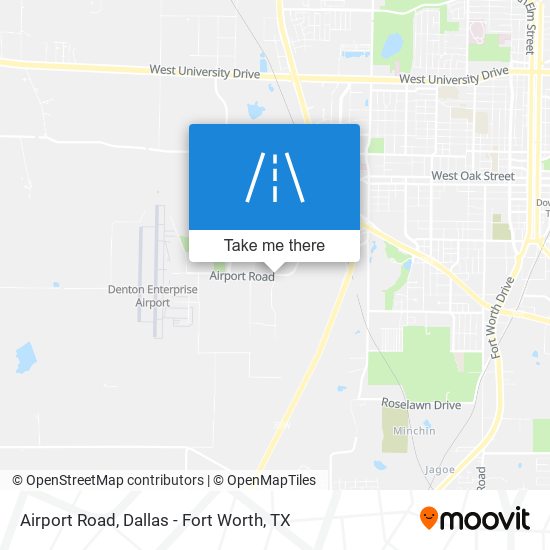 Mapa de Airport Road