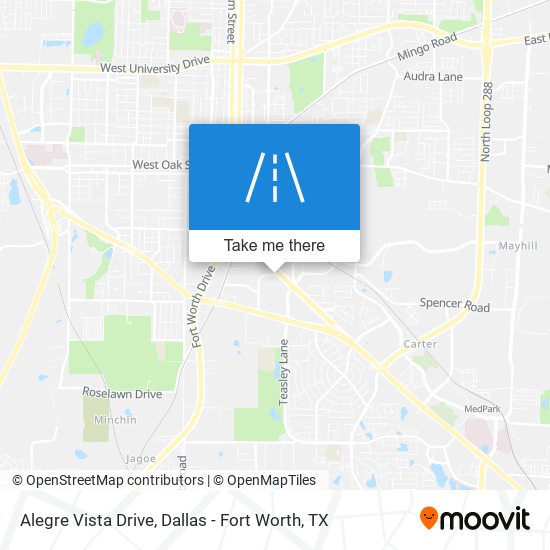 Alegre Vista Drive map