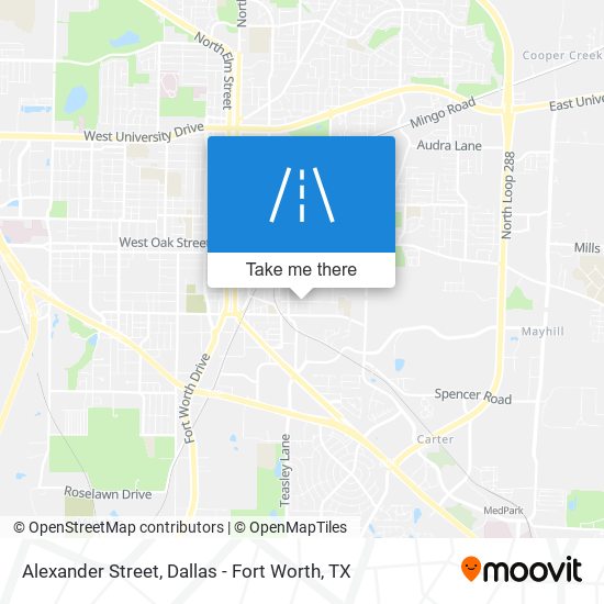 Alexander Street map