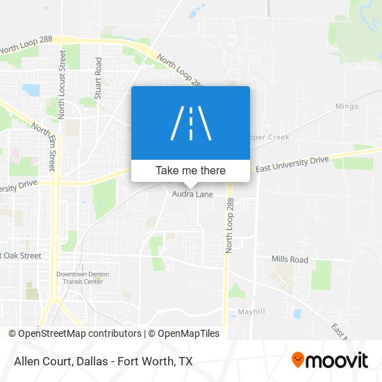 Mapa de Allen Court