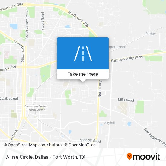 Allise Circle map