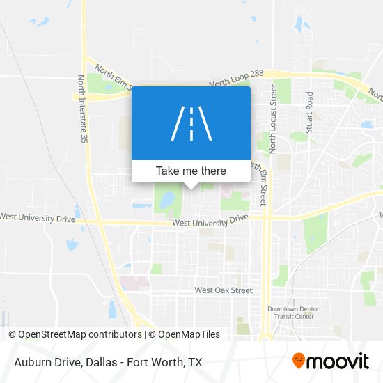 Auburn Drive map