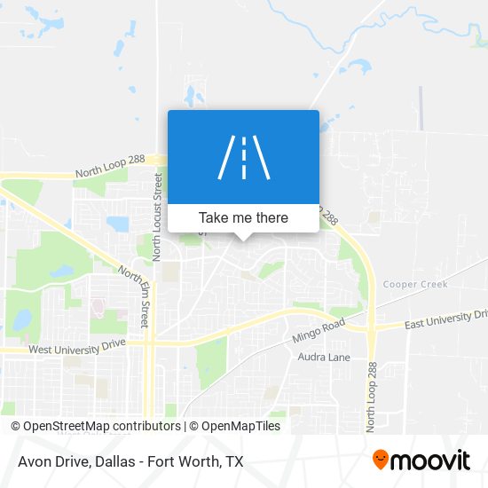 Avon Drive map