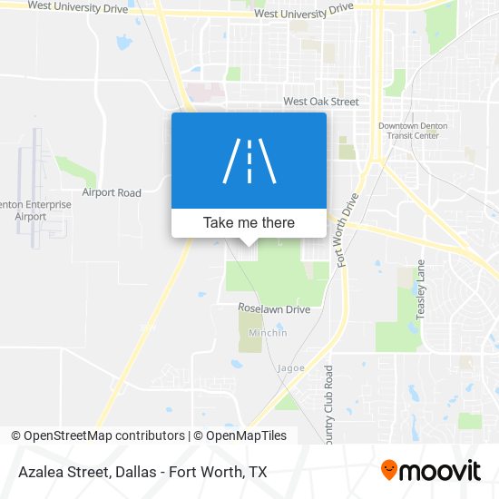 Azalea Street map