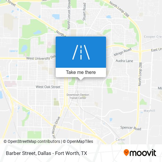 Barber Street map