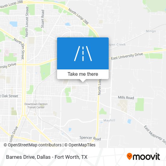 Mapa de Barnes Drive