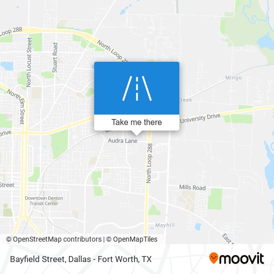Bayfield Street map
